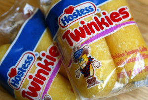 SAN FRANCISCO - SEPTEMBER 22: Hostess Twinkies sit on a table September 22, 2004 in San Francisco. Interstate Bakeries Corp., the largest U.S. wholesale bakery, maker of Wonder bread and Hostess Twinkies, filed for bankruptcy on Wednesday after struggling with more than $1.3 billion in debt and weak demand for bread products amid the popularity of low-carbohydrate diets. (Photo by Justin Sullivan/Getty Images)